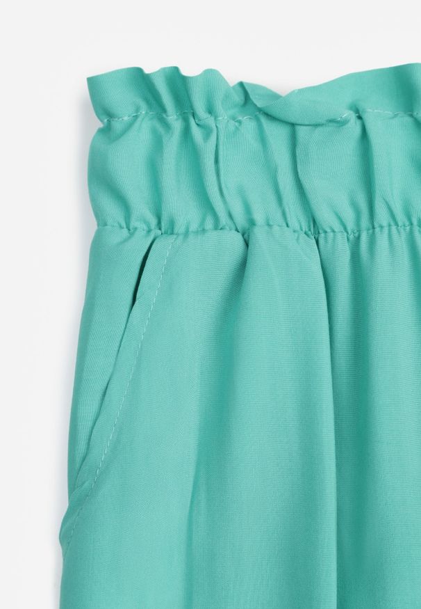 Renee - Zielone Spodnie Karrill. Kolor: zielony. Materiał: wiskoza. Długość: długie. Sezon: lato. Styl: elegancki