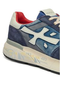 Premiata Sneakersy Mick Var 8006 Granatowy. Kolor: niebieski. Materiał: skóra, zamsz #3