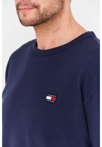 Tommy Jeans - TOMMY JEANS Granatowy męski longsleeve, Rozmiar M. Kolor: niebieski. Długość rękawa: długi rękaw #3