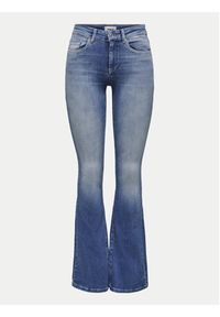 only - ONLY Jeansy Blush 15223514 Niebieski Flared Fit. Kolor: niebieski #7