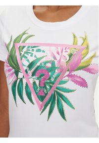 Guess T-Shirt 172941 Biały Classic Fit. Kolor: biały. Materiał: bawełna #5