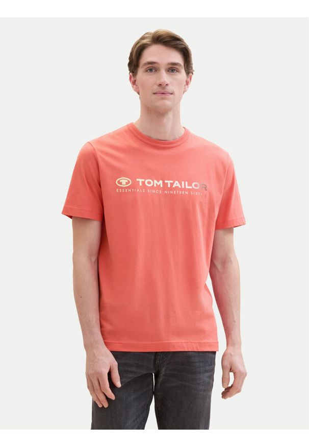 Tom Tailor T-Shirt 1041855 Czerwony Regular Fit. Kolor: czerwony. Materiał: bawełna