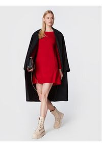 TwinSet - TWINSET Sukienka dzianinowa 222TT3280 Czerwony Regular Fit. Kolor: czerwony. Materiał: syntetyk, dzianina #3
