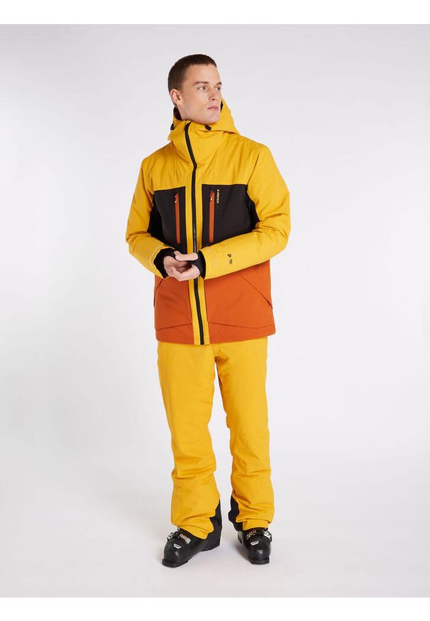 Kurtka narciarska i snowboardowa męska Protest Prtgooz. Kolor: wielokolorowy, żółty, czarny, pomarańczowy. Sezon: zima. Sport: snowboard, narciarstwo