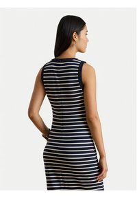 Lauren Ralph Lauren - LAUREN RALPH LAUREN Sukienka codzienna 200P09091001 Granatowy Slim Fit. Okazja: na co dzień. Kolor: niebieski. Materiał: wiskoza. Typ sukienki: proste. Styl: casual #4