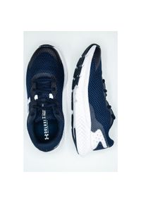 Buty do biegania męskie Under Armour Charged Rogue 3. Kolor: niebieski. Materiał: materiał, syntetyk, tkanina