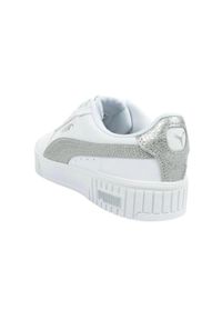 Puma - Damskie/Trenery Ze Skóry Ekologicznej Carina 2.0. Kolor: biały. Materiał: skóra ekologiczna. Styl: sportowy