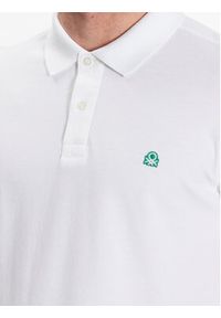 United Colors of Benetton - United Colors Of Benetton Polo 3089J3179 Biały Regular Fit. Typ kołnierza: polo. Kolor: biały. Materiał: bawełna #4