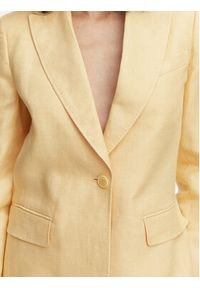 Weekend Max Mara Marynarka Nalut 2615041072 Żółty Regular Fit. Kolor: żółty. Materiał: len #2
