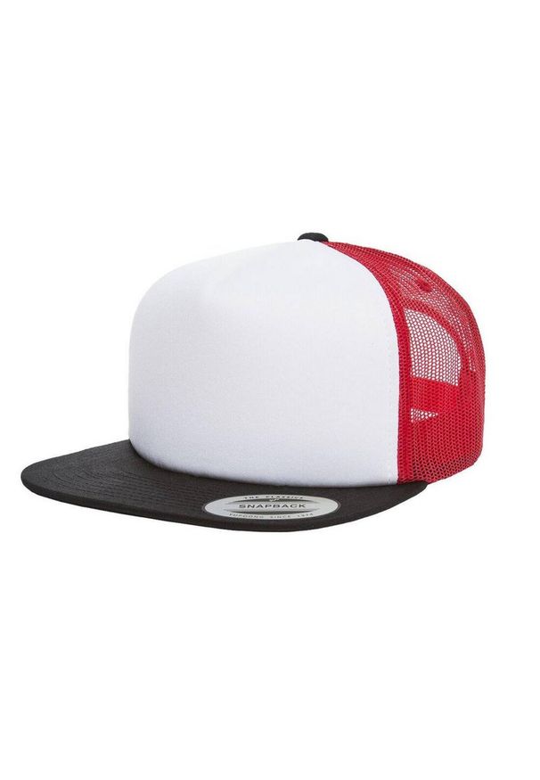 FLEXFIT - Czapka Piankowa Trucker. Kolor: biały, czarny, wielokolorowy