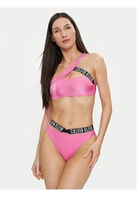 Calvin Klein Swimwear Góra od bikini KW0KW02388 Różowy. Kolor: różowy. Materiał: syntetyk