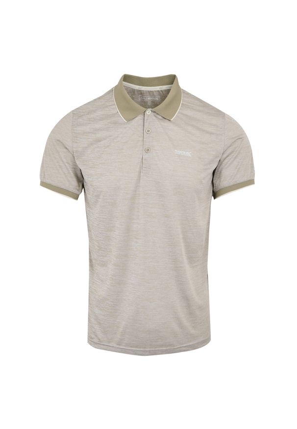 Regatta - Męska Koszulka Polo Remex II. Typ kołnierza: polo. Kolor: beżowy