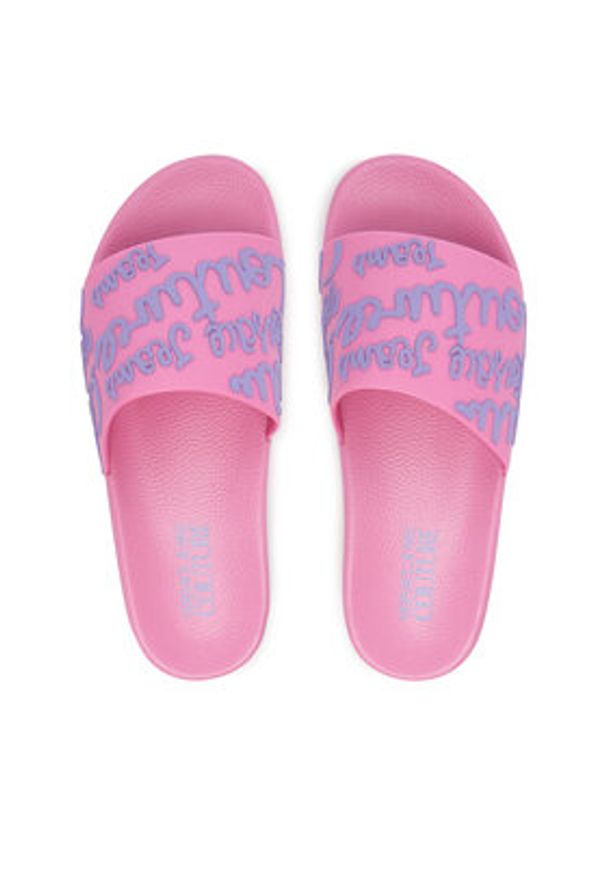 Versace Jeans Couture Klapki 80VA3SQ1 71352 499 Różowy. Kolor: różowy. Materiał: syntetyk