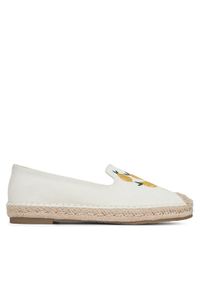 DeeZee Espadryle MXCR-229 Biały. Kolor: biały. Materiał: materiał