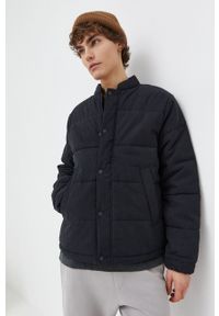Abercrombie & Fitch kurtka męska kolor czarny przejściowa oversize. Kolor: czarny. Materiał: poliester. Długość: długie #1
