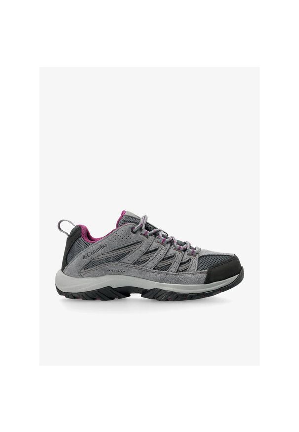 columbia - Buty turystyczne damskie Columbia Crestwood Waterproof. Kolor: szary. Styl: sportowy