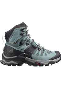 salomon - Buty trekkingowe damskie Salomon Trekkingowe Quest 4 Gtx Gore-tex. Wysokość cholewki: za kostkę. Kolor: wielokolorowy. Materiał: materiał, skóra, tkanina. Szerokość cholewki: normalna