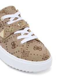 Guess Sneakersy 175397 Brązowy. Kolor: brązowy. Materiał: materiał #5