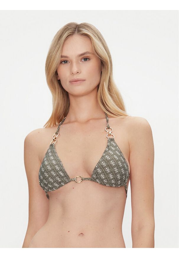 Guess Góra od bikini E5GJ36 KCRL2 Kolorowy. Materiał: syntetyk. Wzór: kolorowy