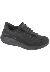skechers - Buty sportowe Sneakersy damskie, Slip-ins: Contour Foam - Cozy Fit. Kolor: czarny. Sport: turystyka piesza #1