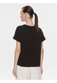 TwinSet - TWINSET T-Shirt 241TP2211 Czarny Regular Fit. Kolor: czarny. Materiał: bawełna #5