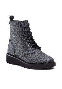 MICHAEL Michael Kors Trapery Haskell Bootie 40F2HSFE5B Czarny. Kolor: czarny. Materiał: skóra #3