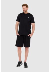 Philipp Plein - PHILIPP PLEIN Czarny męski t-shirt z wężem na plecach z dżetów, Rozmiar XXL. Kolor: czarny #5