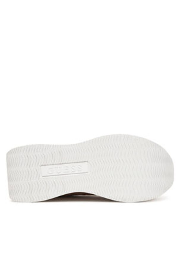 Guess Sneakersy FLTCM9 FAL12 Beżowy. Kolor: beżowy. Materiał: skóra