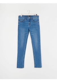 Sinsay - Jeansy skinny - niebieski. Kolor: niebieski