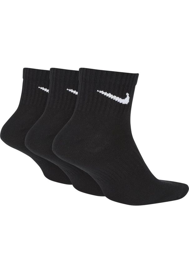 Nike - Lekkie Skarpety Do Kostki Unisex Dla Dorosłych (zestaw 3 Sztuk). Kolor: czarny