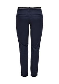 only - ONLY Spodnie materiałowe 15218519 Granatowy Regular Fit. Kolor: niebieski. Materiał: bawełna #6