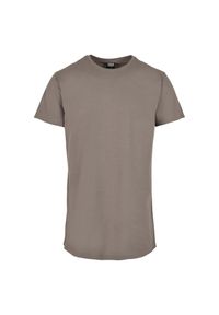 Urban Classics - Męska Długa Koszulka W Kształcie Litery T. Kolor: szary. Długość: długie. Sport: turystyka piesza #1