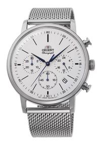 orient - Zegarek Męski ORIENT Chronograph Classic RA-KV0402S10B. Rodzaj zegarka: analogowe. Styl: klasyczny, elegancki