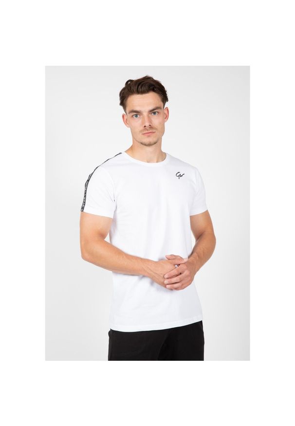 GORILLA WEAR - Koszulka fitness męska Gorilla Wear Chester T-shirt. Kolor: czarny, wielokolorowy, biały. Sport: fitness