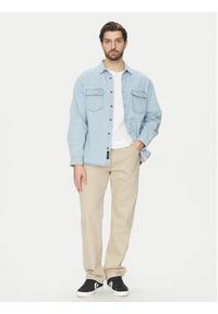 Vans Koszula jeansowa VN000M12IYR1 Niebieski Regular Fit. Kolor: niebieski. Materiał: bawełna #6