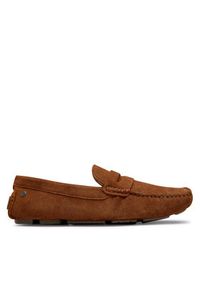 Jack & Jones - Jack&Jones Mokasyny Jfwjensen Suede Loafer 12203636 Brązowy. Kolor: brązowy. Materiał: skóra, zamsz #6