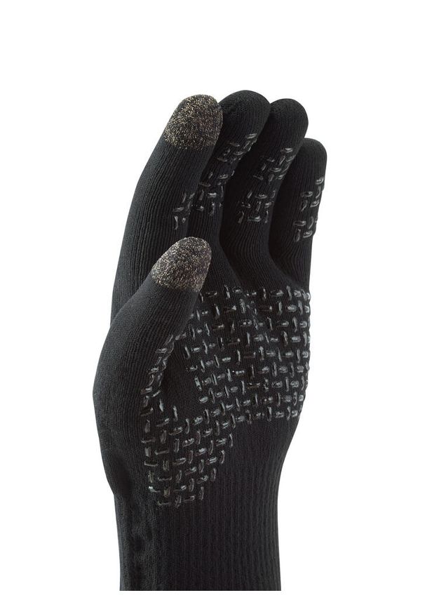 SEALSKINZ - Rękawiczki kolarskie Anmer, czarne. Kolor: czarny. Sport: kolarstwo