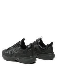 Calvin Klein Jeans Sneakersy Retro Tennis Laceup Mix Reefl YM0YM00699 Czarny. Kolor: czarny. Materiał: skóra #4