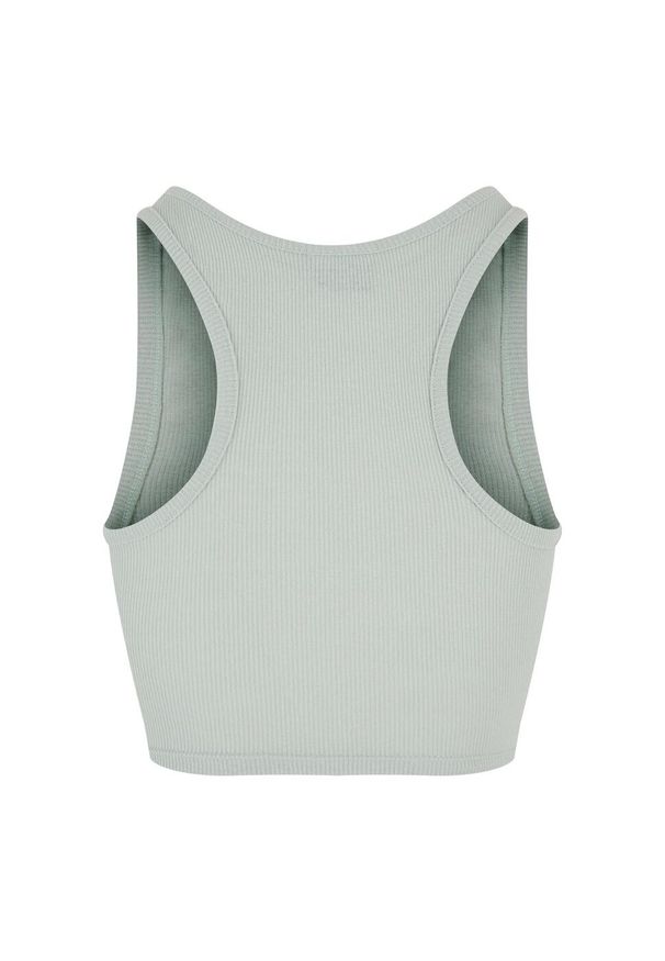 Urban Classics - Top W Prążki Dla Pań I Panów. Kolor: zielony. Wzór: prążki