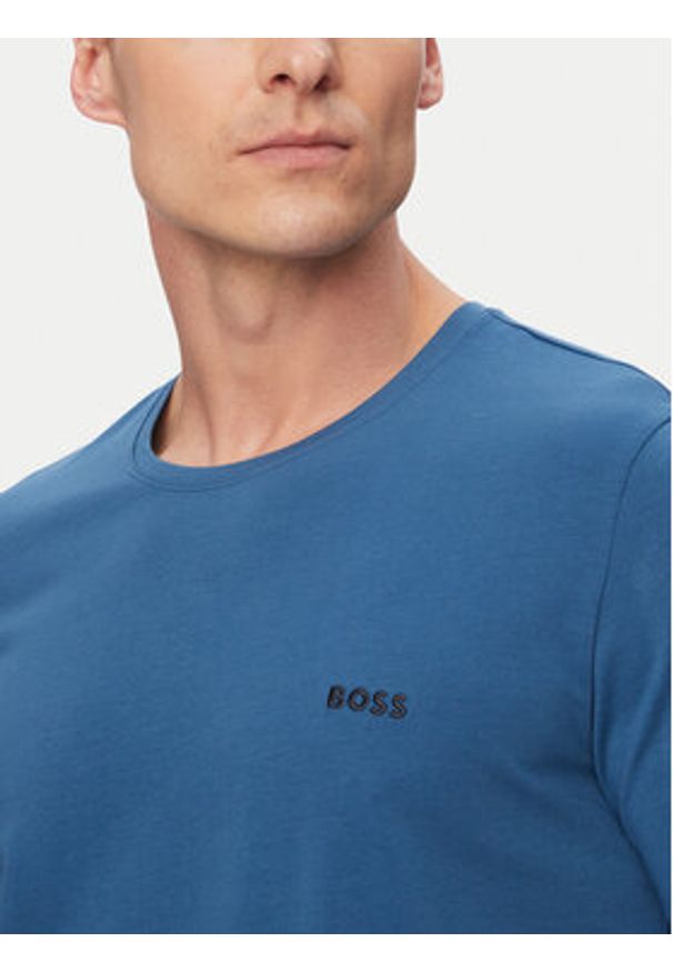 BOSS T-Shirt Mix&Match 50515312 Niebieski Regular Fit. Kolor: niebieski. Materiał: bawełna