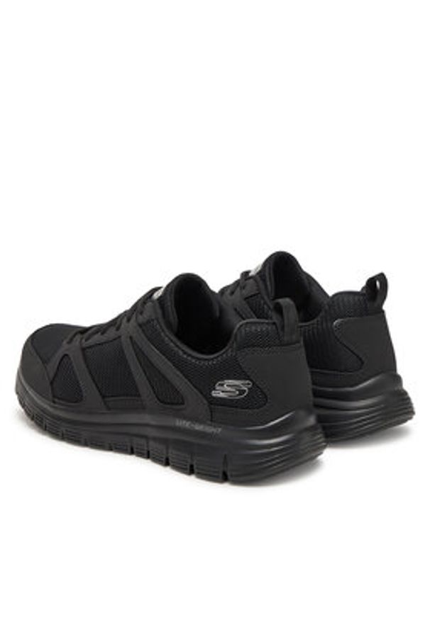 skechers - Skechers Sneakersy BURNS 8790117 BBK Czarny. Kolor: czarny. Materiał: materiał