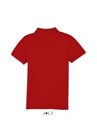 SOL'S - Koszulka polo dla dzieci Sol's Perfect. Typ kołnierza: polo. Kolor: czerwony. Materiał: bawełna. Sezon: lato #2