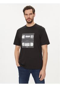BOSS - Boss T-Shirt TeRetroLeo 50510021 Czarny Regular Fit. Kolor: czarny. Materiał: bawełna. Styl: retro #1