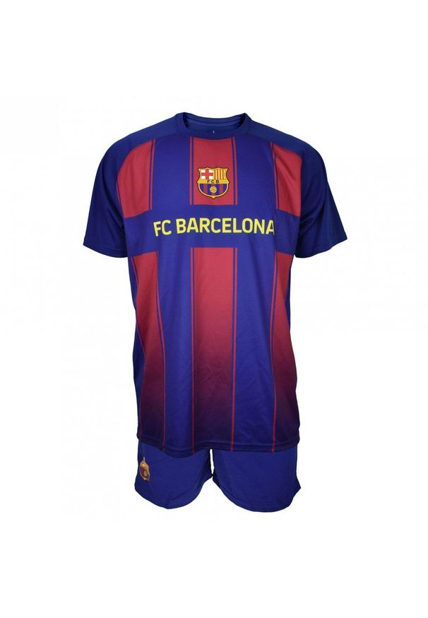FC Barcelona komplet koszulka spodenki junior Barca Fan granatowy. Kolor: niebieski. Sport: piłka nożna
