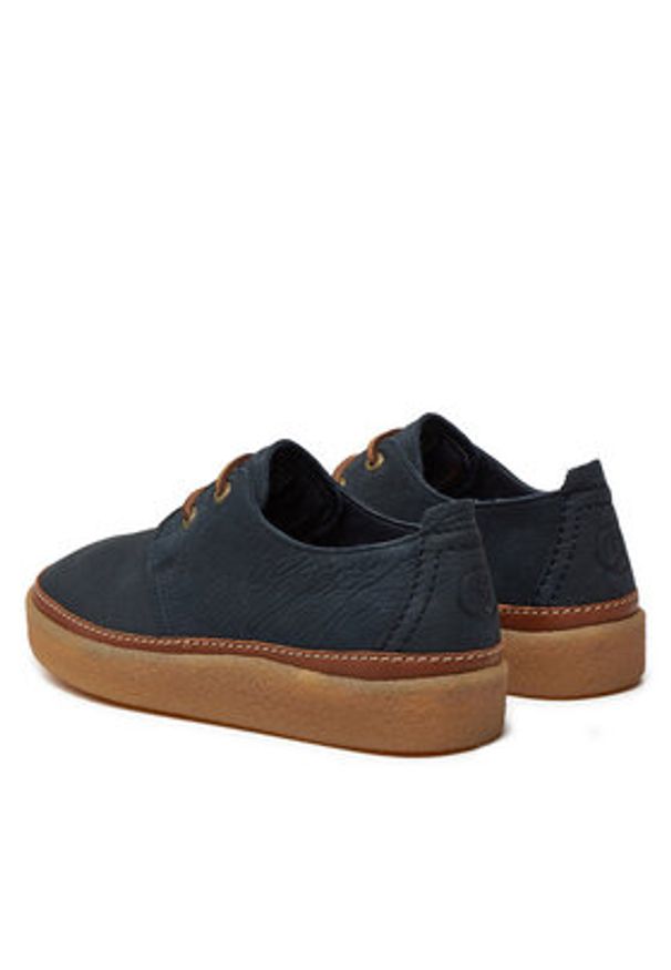 Clarks Półbuty Clarkwood Low 26176867 Granatowy. Kolor: niebieski. Materiał: skóra