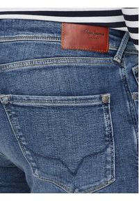 Pepe Jeans Jeansy Finsbury PM206321 Niebieski Skinny Fit. Kolor: niebieski