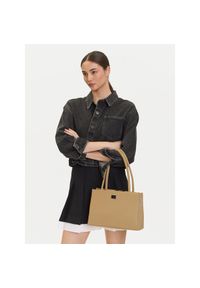 Torebka Tommy Jeans. Kolor: beżowy #1