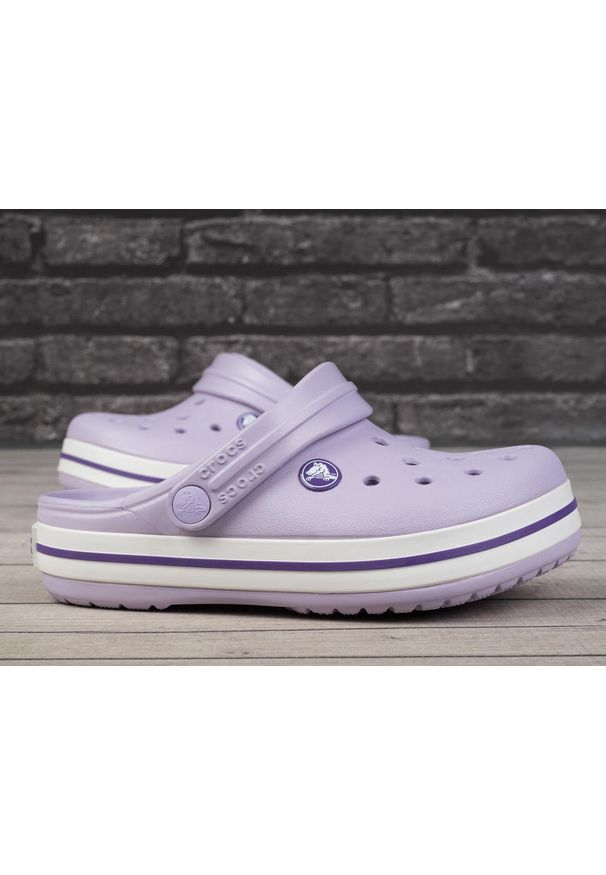 Sandały dziecięce Crocs CROCBAND CLOG K. Kolor: fioletowy. Styl: sportowy