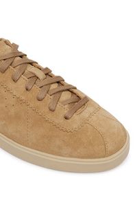 Clarks Sneakersy Lockford Lace 26186194 Beżowy. Kolor: beżowy. Materiał: skóra, zamsz #3