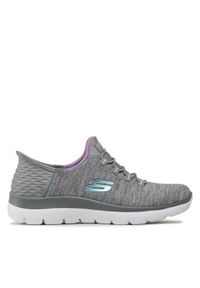 skechers - Skechers Sneakersy Dazzling Haze 149937/GYMT Szary. Kolor: szary. Materiał: materiał #1